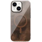 Чехол TPU Shiny Mountain (MagFit) для Apple iPhone 14 / 13 (6.1") Chocolate