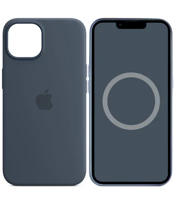 Чохол Silicone case (AAA) full with Magsafe and Animation для Apple iPhone 14 (6.1") Синій / Storm Blue Чохол Silicone case (AAA) full with Magsafe and Animation для Apple iPhone 14 (6.1") Синій / Storm Blue