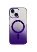 Чехол TPU+PC Shadow with MagSafe для Apple iPhone 14 (6.1") Purple