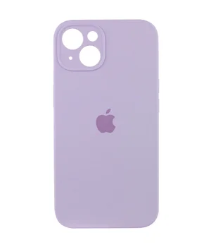 Чохол Silicone Case Full Camera Protective (AA) для Apple iPhone 14 (6.1") Бузковий / Lilac