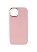 TPU чехол Bonbon Metal Style для Apple iPhone 14 (6.1") Розовый / Light pink
