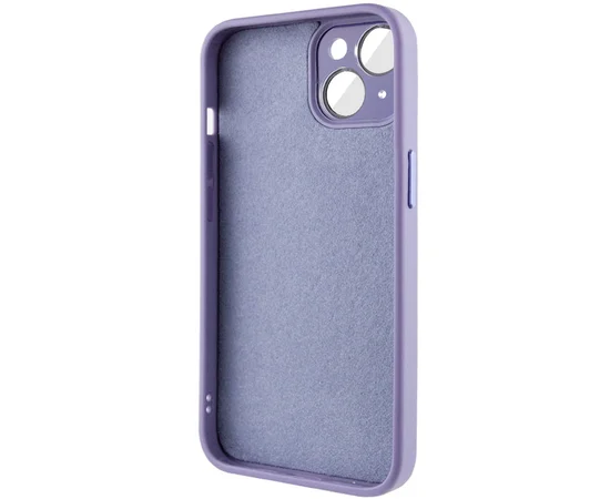Чехол TPU+Glass Sapphire Midnight для Apple iPhone 14 (6.1") Сиреневый / Dasheen