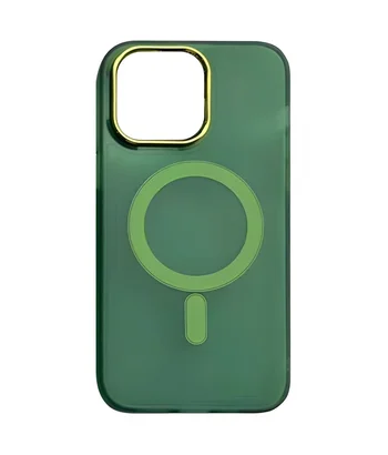 Чохол TPU+PC Lily with MagSafe для Apple iPhone 14 (6.1") Army Green