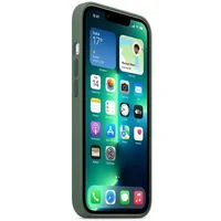 Чохол Silicone case (AAA) full with Magsafe для Apple iPhone 14 (6.1") Зелений / Olive