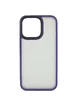 TPU+PC чохол Metal Buttons для Apple iPhone 14 (6.1") Темно-фіолетовий