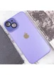 Чехол TPU+Glass Sapphire Midnight для Apple iPhone 14 (6.1") Сиреневый / Dasheen