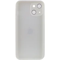 Чехол TPU+Glass Sapphire matte case для Apple iPhone 14 (6.1") Pearly White
