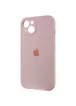 Чохол Silicone Case Full Camera Protective (AA) Apple iPhone 14 (6.1") Рожевий / Chalk Pink