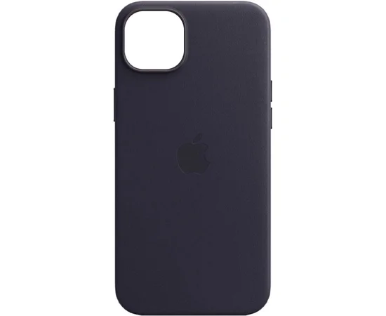 Кожаный чехол Leather Case (AA Plus) with MagSafe для Apple iPhone 14 (6.1") Violet