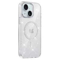 Чехол TPU Eclipse Sparkle (MagFit) для Apple iPhone 14 / 13 (6.1") Clear