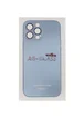 Чехол TPU+Glass Sapphire matte case для Apple iPhone 14 (6.1") Sierra Blue
