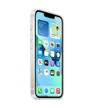 Чехол Clear Case (AAA) with MagSafe and Animation для Apple iPhone 14 (6.1") Clear