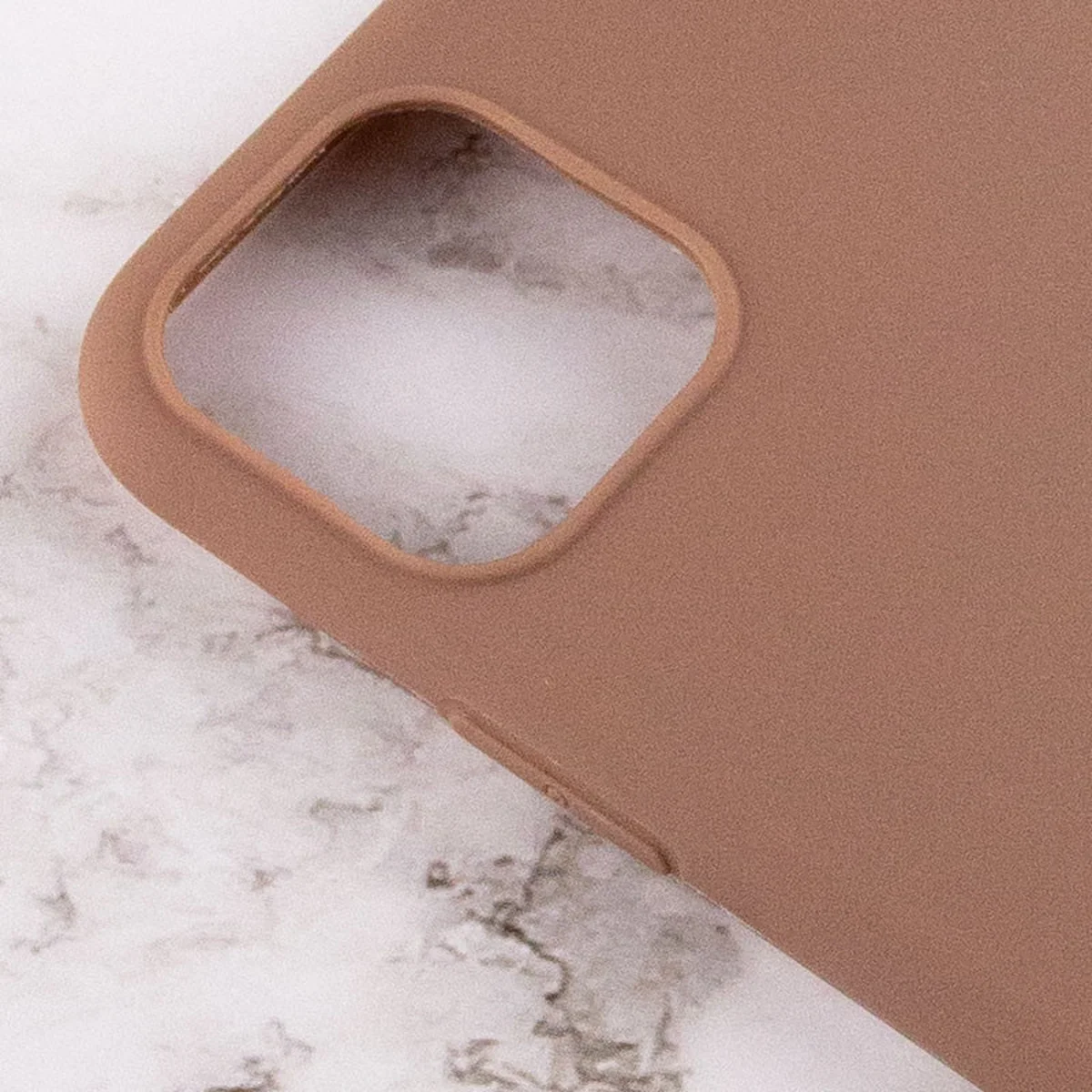 Силиконовый чехол Candy для Apple iPhone 14 (6.1") Коричневый