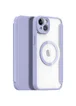 Чехол-книжка Dux Ducis Skin X Pro with MagSafe для Apple iPhone 14 / 13 (6.1") Purple