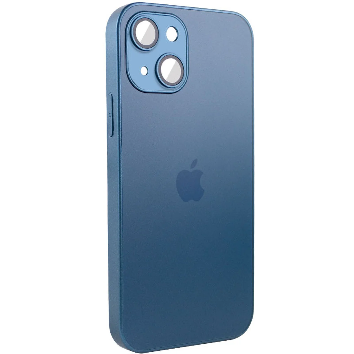 Чохол TPU+Glass Sapphire matte case для Apple iPhone 14 (6.1") Navy Blue