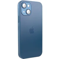 Чохол TPU+Glass Sapphire matte case для Apple iPhone 14 (6.1") Navy Blue