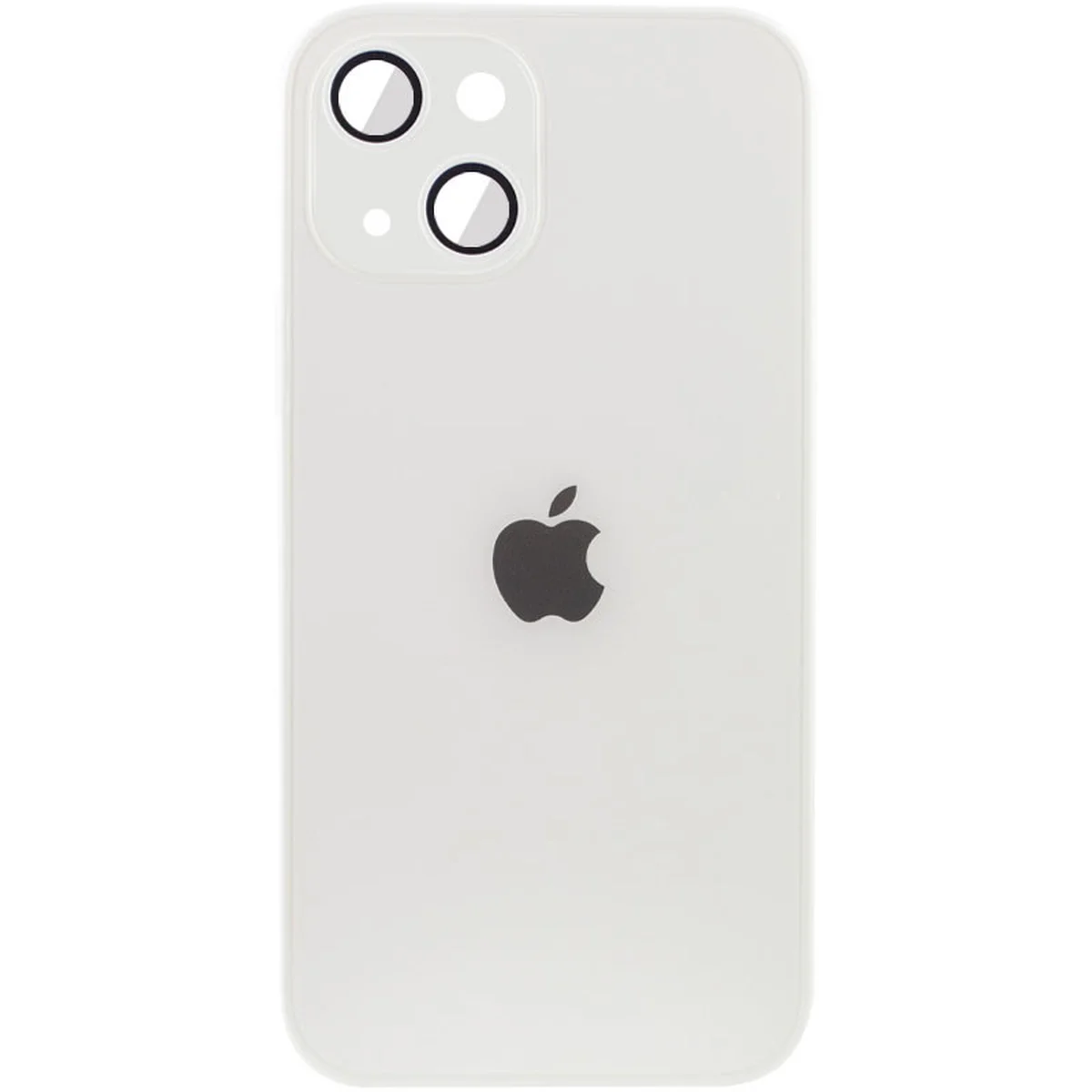 Чехол TPU+Glass Sapphire matte case для Apple iPhone 14 (6.1") Pearly White