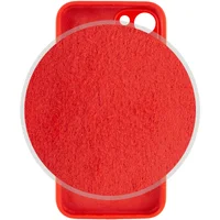 Чехол Silicone Case Full Camera Protective (AA) для Apple iPhone 14 (6.1") Красный / Red