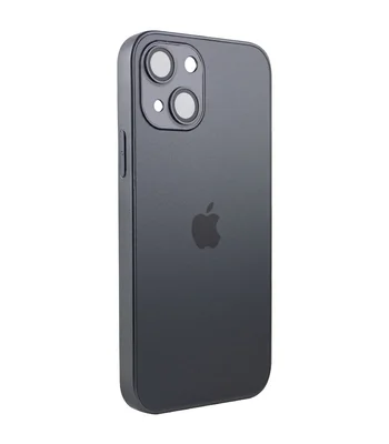 Чехол TPU+Glass Sapphire matte case для Apple iPhone 14 (6.1") Graphite Black