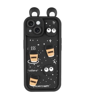 Чохол TPU Toys Case with Ears для Apple iPhone 14 (6.1") Black