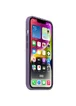Чехол Silicone case (AAA) full with Magsafe для Apple iPhone 14 (6.1") Фиолетовый / Iris
