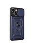 Чехол Ummi Camshield Serge Ring для Apple iPhone 14 (6.1") Синий / Navy