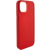 TPU чехол Bonbon Metal Style для Apple iPhone 14 (6.1") Красный / Red