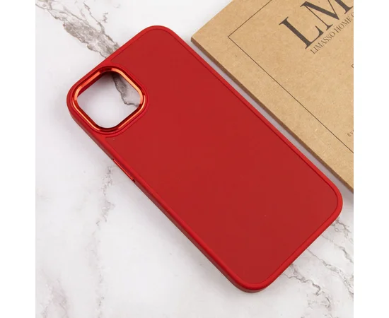 TPU чохол Bonbon Metal Style для Apple iPhone 14 (6.1") Червоний / Red