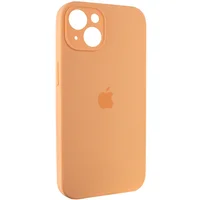 Чохол Silicone Case Full Camera Protective (AA) Apple iPhone 14 (6.1") Помаранчевий / Cantaloupe