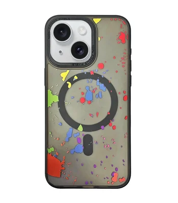 Чохол TPU+PC Flush with MagSafe для Apple iPhone 14 (6.1") Titanium black