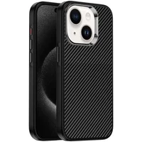 Чохол TPU+PC Carbon with MagSafe для Apple iPhone 14 (6.1") Black
