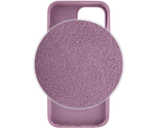 Чехол Silicone Case Full Protective (AA) для Apple iPhone 14 (6.1") Лиловый / Lilac Pride
