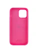 Чехол Silicone Case Full Protective (AA) для Apple iPhone 14 (6.1") Розовый / Barbie pink