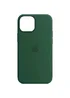Кожаный чехол Leather Case (AA Plus) with MagSafe для Apple iPhone 14 (6.1") Pine green