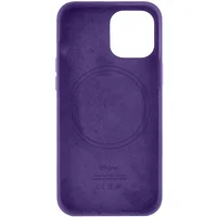 Шкіряний чохол Leather Case (AA) with MagSafe для Apple iPhone 14 (6.1") Violet