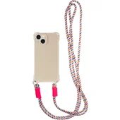 Чехол TPU CrossBody with straps для Apple iPhone 14 (6.1") Antique White