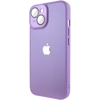 Чохол TPU+Glass Sapphire Midnight для Apple iPhone 14 (6.1") Бузковий / Lilac