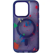 Чехол TPU+PC Flush with MagSafe для Apple iPhone 14 (6.1") Dark purple