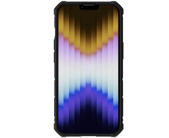 TPU+PC чехол Nillkin CamShield Armor Pro no logo (шторка на камеру) для Apple iPhone 14 (6.1") Черный