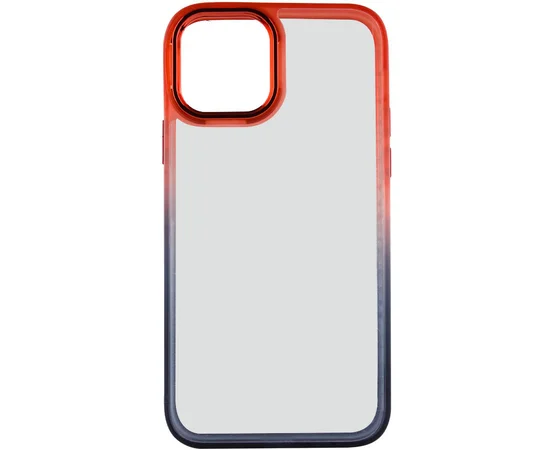 Чехол TPU+PC Fresh sip series для Apple iPhone 14 (6.1") Черный / Красный