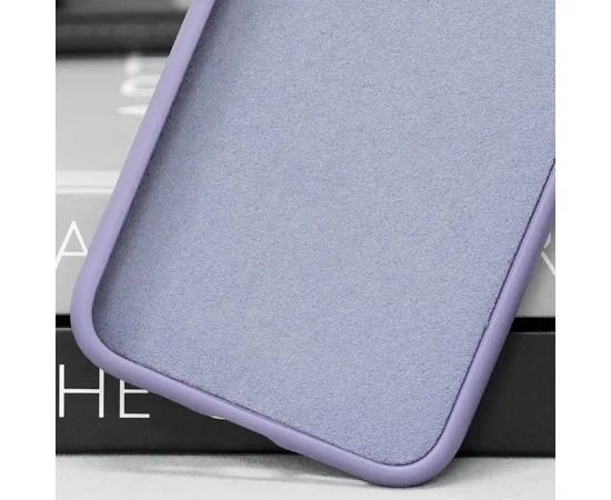 Чехол TPU+Glass Sapphire Midnight with MagSafe для Apple iPhone 14 (6.1") Сиреневый / Dasheen