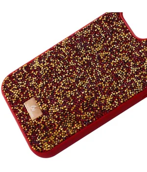 TPU чехол Bling World Rock Diamond для Apple iPhone 14 (6.1") Красный