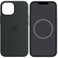 Чехол Silicone case (AAA) full with Magsafe and Animation для Apple iPhone 14 (6.1") Черный / Midnight