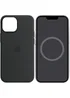 Чехол Silicone case (AAA) full with Magsafe and Animation для Apple iPhone 14 (6.1") Черный / Midnight
