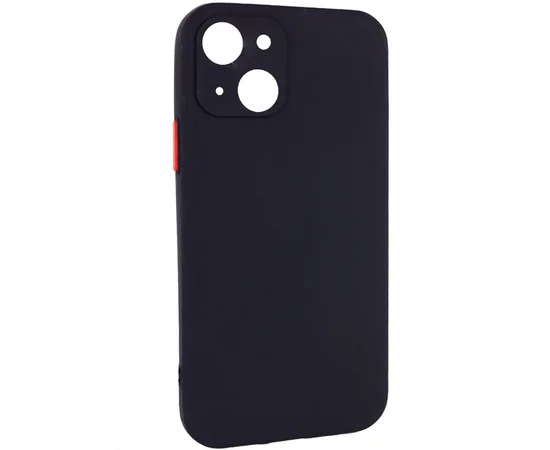 Чехол TPU Square Full Camera для Apple iPhone 14 (6.1") Черный