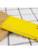 Кожаный чехол Xshield для Apple iPhone 14 (6.1") Желтый / Yellow