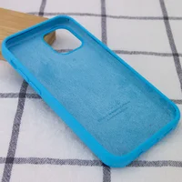Чохол Silicone Case Full Protective (AA) для Apple iPhone 14 (6.1") Блакитний / Blue