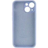 Чохол Silicone Case Full Camera Protective (AA) для Apple iPhone 14 (6.1") Блакитний / Lilac Blue / PVH
