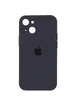 Чохол Silicone Case Full Camera Protective (AA) Apple iPhone 14 (6.1") Сірий / Dark Gray / PVH