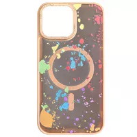 Чехол TPU+PC Flush with MagSafe для Apple iPhone 14 (6.1") Desert gold